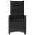 Scaun pentru Grădină 2 pcs Negru 56 x 64 x 94 cm GartenMobel Dekor