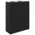Ghiveci înalt Negru 55 x 22 x 70 cm poliratan GartenMobel Dekor