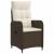 Scaun de grădină rabatabil Maro și Alb Crema 57 x 63 x 94 cm GartenMobel Dekor