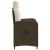 Scaun de grădină rabatabil Maro și Alb Crema 57 x 63 x 94 cm GartenMobel Dekor