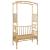 Arc de Grădină cu Bancă natural 115 x 50 x 205 cm Bambus GartenMobel Dekor