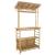 Masă de bar exterioară natural 110 x 50 x 209 cm Bambus GartenMobel Dekor