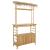 Masă de bar exterioară natural 110 x 50 x 209 cm Bambus GartenMobel Dekor