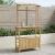 Masă de bar exterioară cu raft natural 110 x 50 x 210 cm Bambus GartenMobel Dekor