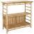 Masă de bar exterioară cu raft natural 110 x 50 x 105 cm Bambus GartenMobel Dekor