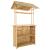 Masă de bar exterioară natural 115 x 95 x 214 cm Bambus GartenMobel Dekor