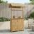 Masă de bar exterioară natural 115 x 95 x 214 cm Bambus GartenMobel Dekor