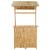 Masă de bar exterioară natural 115 x 95 x 214 cm Bambus GartenMobel Dekor