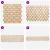 Gard trelis extensibil 2 pcs Maro deschis 100 x 105 cm Bambus GartenMobel Dekor