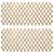 Gard trelis extensibil 2 pcs Maro deschis 100 x 105 cm Bambus GartenMobel Dekor