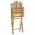 Scaun pentru Grădină 4 pcs natural 42 x 53 x 90 cm Bambus GartenMobel Dekor