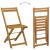Scaune Bistro pentru Exterior 2 pcs Alb crem 40 x 53 x 80 cm GartenMobel Dekor
