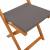 Scaune Bistro pentru Exterior 2 pcs Gri închis 40 x 53 x 80 cm GartenMobel Dekor