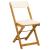 Scaune Bistro pentru Exterior 4 pcs Alb crem 40 x 53 x 80 cm GartenMobel Dekor