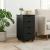 Cabinet mobil Negru 34 x 39 x 65,5 cm Lemn de pin masiv GartenMobel Dekor