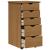 Dulap Maro miere 34 x 39 x 61,5 cm Lemn de pin masiv GartenMobel Dekor