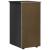 Dulap Negru 34 x 39 x 61,5 cm Lemn de pin masiv GartenMobel Dekor