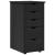 Dulap Negru 34 x 39 x 61,5 cm Lemn de pin masiv GartenMobel Dekor