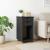 Cabinet mobil cu roata Gri 34 x 39 x 65,5 cm Lemn masiv de pin GartenMobel Dekor