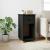 Cabinet mobil Negru 34 x 39 x 65,5 cm Lemn masiv de pin GartenMobel Dekor