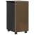 Cabinet mobil Negru 34 x 39 x 65,5 cm Lemn masiv de pin GartenMobel Dekor