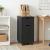 Cabinet mobil cu roata Gri 34 x 39 x 65,5 cm Lemn de pin masiv GartenMobel Dekor