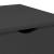 Cabinet mobil cu roata Gri 34 x 39 x 65,5 cm Lemn de pin masiv GartenMobel Dekor