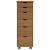 Cabinet mobil Maro miere 34 x 39 x 93,5 cm Lemn de pin masiv GartenMobel Dekor