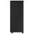Cabinet mobil Negru 34 x 39 x 93,5 cm Lemn de pin masiv GartenMobel Dekor