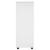 Cabinet mobil cu roata Alb 53 x 39 x 103 cm Lemn de pin masiv GartenMobel Dekor