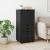 Cabinet mobil cu roata Gri 53 x 39 x 103 cm Lemn de pin masiv GartenMobel Dekor