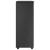 Cabinet mobil cu roata Gri 53 x 39 x 103 cm Lemn de pin masiv GartenMobel Dekor