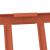 Apărătoare de zăpadă pentru acoperiș Roșu 300 x 2,5 x 20 cm GartenMobel Dekor