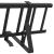 Apărătoare de zăpadă pentru acoperiș Negru 100 x 29,5 x 34,5 cm GartenMobel Dekor