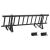 Apărătoare de zăpadă pentru acoperiș Negru 800 x 29,5 x 34,5 cm GartenMobel Dekor