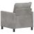 Canapea Gri deschis 76 x 81 x 87,5 cm Catifea GartenMobel Dekor