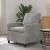 Canapea Gri deschis 76 x 81 x 87,5 cm Catifea GartenMobel Dekor