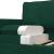 Canapea Verde închis 76 x 81 x 87,5 cm Catifea GartenMobel Dekor