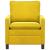 Canapea Galben 76 x 81 x 87,5 cm Catifea GartenMobel Dekor