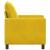 Canapea Galben 76 x 81 x 87,5 cm Catifea GartenMobel Dekor