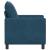 Canapea albastru 76 x 81 x 87,5 cm Catifea GartenMobel Dekor