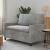 Canapea Gri deschis 126 x 81 x 87,5 cm Catifea GartenMobel Dekor
