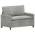 Canapea Gri deschis 126 x 81 x 87,5 cm Catifea GartenMobel Dekor