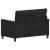 Canapea Negru 126 x 81 x 87,5 cm Catifea GartenMobel Dekor