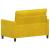 Canapea Galben 126 x 81 x 87,5 cm Catifea GartenMobel Dekor