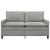 Canapea Gri deschis 156 x 81 x 87,5 cm Catifea GartenMobel Dekor