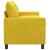 Canapea Galben 156 x 81 x 87,5 cm Catifea GartenMobel Dekor