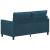 Canapea albastru 156 x 81 x 87,5 cm Catifea GartenMobel Dekor
