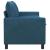 Canapea albastru 156 x 81 x 87,5 cm Catifea GartenMobel Dekor