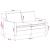 Canapea Gri închis 156 x 81 x 87,5 cm Poliester GartenMobel Dekor